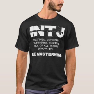 INTJマスターミントライト文字 Tシャツ