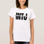 INTJユーモア皮肉INTJ引用文保Calm Tシャツ (正面)