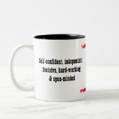 INTJ人格マグ ツートーンマグカップ (左)