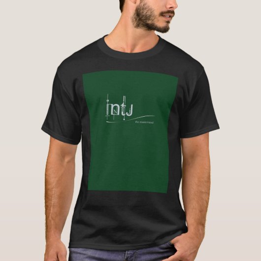 INTJ – 主人公MBTIロゴグラフィックTシャツ Tシャツ (正面)