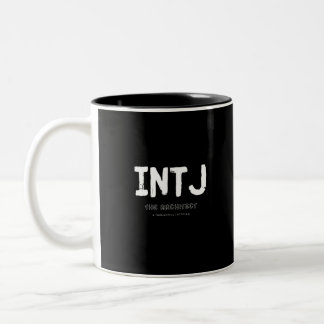 INTJ – 思慮深いタクティシャン(白) ツートーンマグカップ