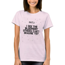 INTJ：青いプリント