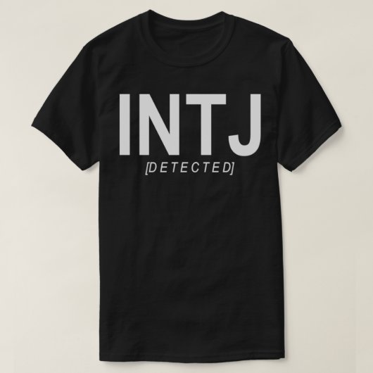 INTJ 16パーソナリティ Tシャツ (デザイン正面)