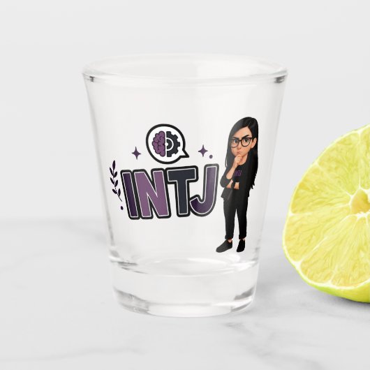 INTJ — A Visionária Estratégica ショットグラス (正面)