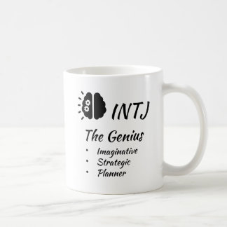 INTJ MBTIマイヤーズ – ブリッグス型インジケータパーソナリティ コーヒーマグカップ
