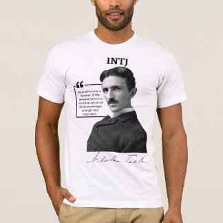 INTJ tシャツニコラテスラ Tシャツ