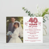 Into Forever 40周年結婚記念写真 招待状 (スタンド正面)