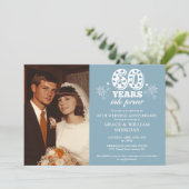 Into Forever 60th 結婚 Anniversary写真 招待状 (スタンド正面)