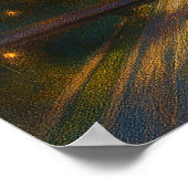 Into The City - Pastel Painting Style Cityscape ポスター (角)