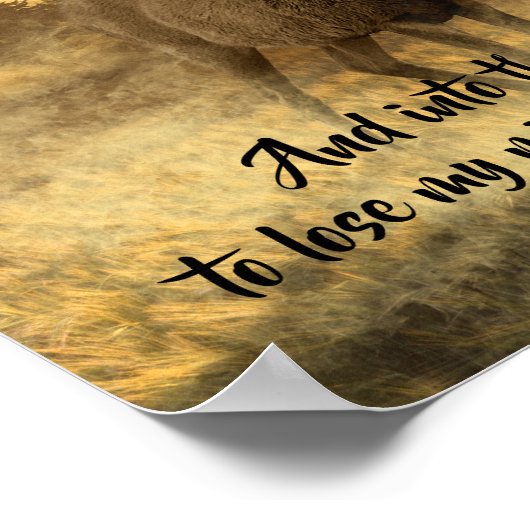 Into the Forest I Goジョン・ミュア自然引用文 ポスター (角)