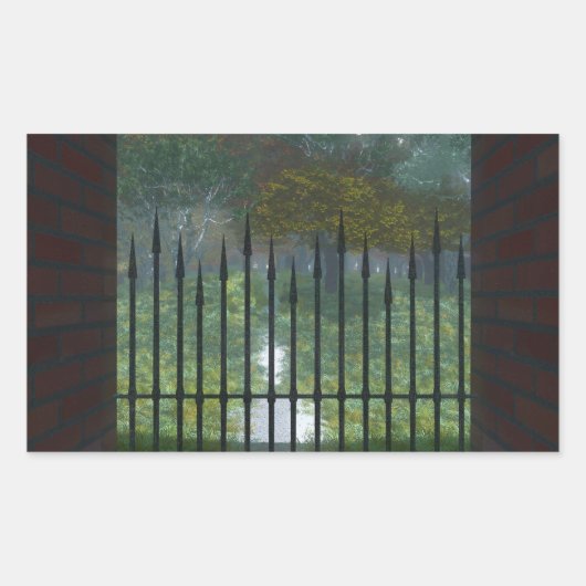 Into the Old Forest Stickers 長方形シール (正面)