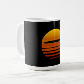 Into the sunset - Super Constellation コーヒーマグカップ (正面左)