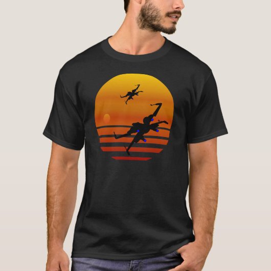 Into the Sunset - X-wing Fanart Tシャツ (正面)