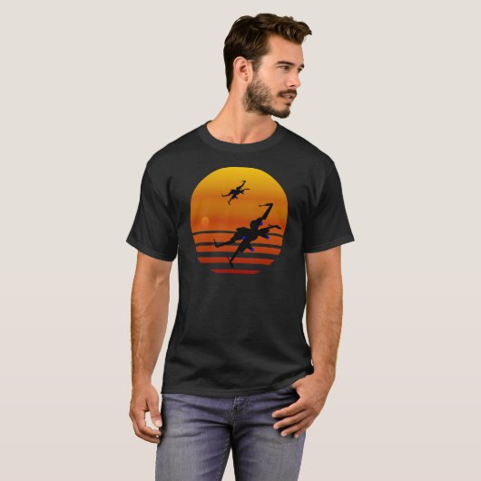 Into the Sunset - X-wing Fanart Tシャツ (正面フル)