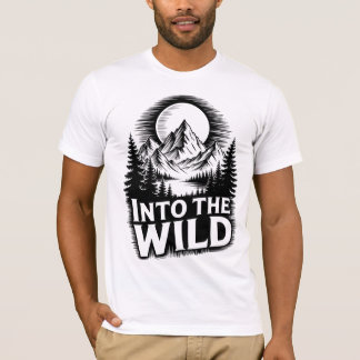 Into the Wild ロゴデザイン Tシャツ