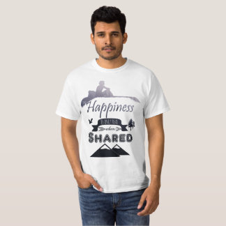 INTO THE WILD - Happiness is only real when shared Tシャツ