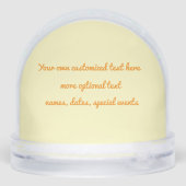 INTOXICATED DUKE SNOW GLOBE (裏面)