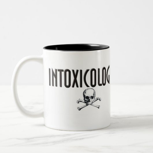 Intoxicologistのコーヒー・マグ ツートーンマグカップ (左)