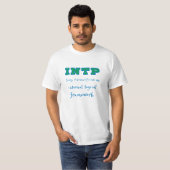 INTPごめんなさい、私の社内ロジカに合わない Tシャツ (正面フル)