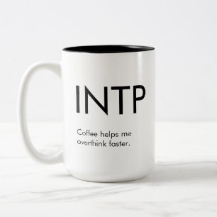 INTPより迅速なマグギフトを考え過ぎる ツートーンマグカップ