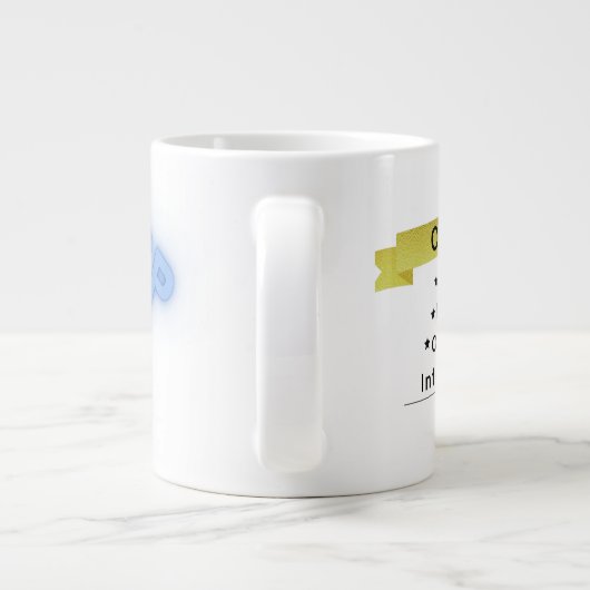 INTPパーソナリティタイプの愛らしい専門マグカップ ジャンボコーヒーマグカップ (裏面)