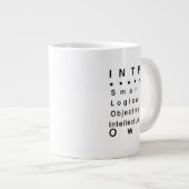 INTPパーソナリティタイプの愛らしい専門マグカップ ジャンボコーヒーマグカップ (正面右)