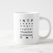 INTPパーソナリティタイプの愛らしい専門マグカップ ジャンボコーヒーマグカップ (右)