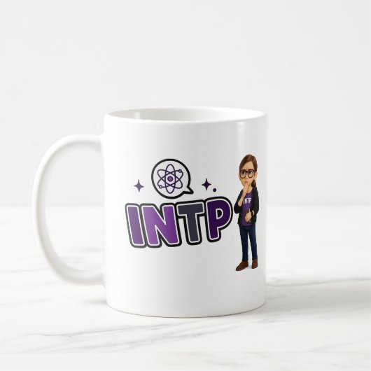 INTP — A Mente Investigadora コーヒーマグカップ (左)