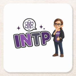 INTP — A Mente Investigadora スクエアペーパーコースター
