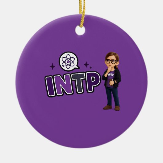 INTP — A Mente Investigadora セラミックオーナメント (正面)