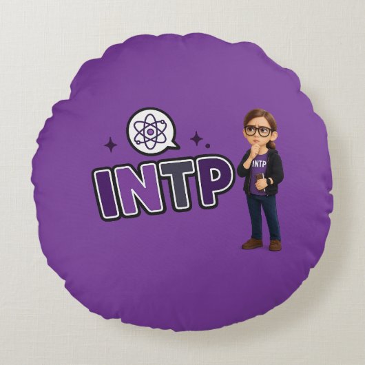 INTP — A Mente Investigadora ラウンドクッション (正面)