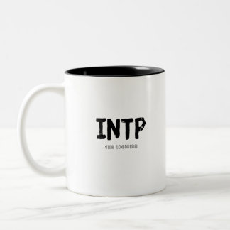 INTP - The Logician (Black) ツートーンマグカップ
