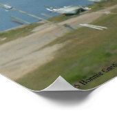 Intracoastal Waterway at Oak Island, NC -プリント ポスター (角)