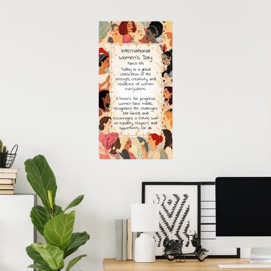 Intranational Women's Day Mission  ポスター (ホームオフィス)