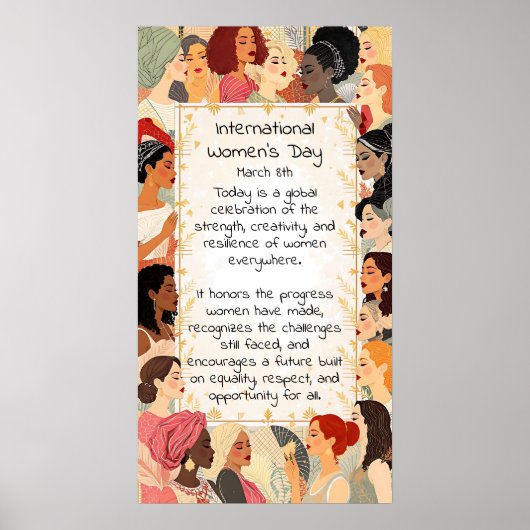 Intranational Women's Day Mission  ポスター (正面)