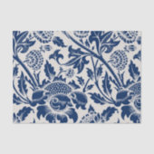 Intricate blue floral pattern on light background 薄葉紙 (正面)