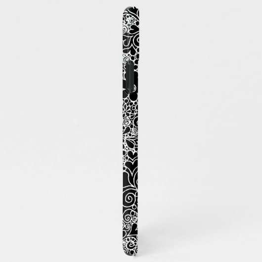 Intricate Botanical Design Phone Case iPhoneケース (右側)