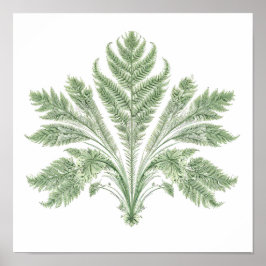 Intricate Botanical Symmetry: Fractal Flora ポスター