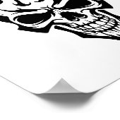 Intricate Celtic Knotwork Skull Poster - Detailed  ポスター (角)