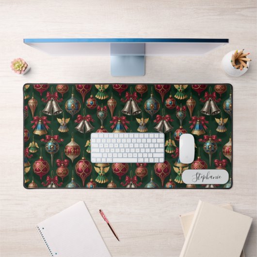Intricate Classic Ornament Custom デスクマット (オフィス1)