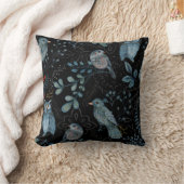 Intricate  floral and paisley  pattern  クッション (ブランケット)