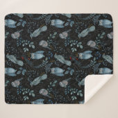 Intricate  floral and paisley  pattern  シェルパブランケット (正面(横))