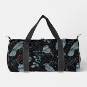 Intricate  floral and paisley  pattern  ダッフルバッグ (正面)