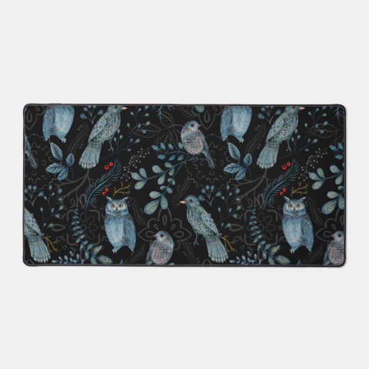 Intricate  floral and paisley  pattern  デスクマット (正面)