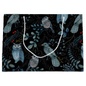 Intricate  floral and paisley  pattern  ラージペーパーバッグ (正面)