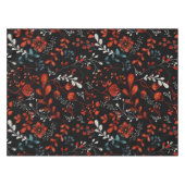 Intricate floral pattern with gold and white  tabl テーブルクロス (正面(横))
