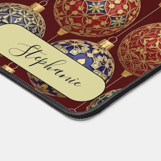 Intricate Geometric Ornament Custom デスクマット (コーナー)