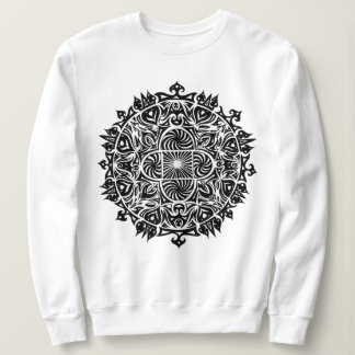 Intricate Hypnotic Mandala Art スウェットシャツ