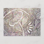 Intricate Mosaic Floral Design Postcard ポストカード (正面)