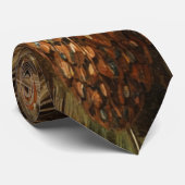 Intricate pheasant feather close-up ネクタイ (ロール)